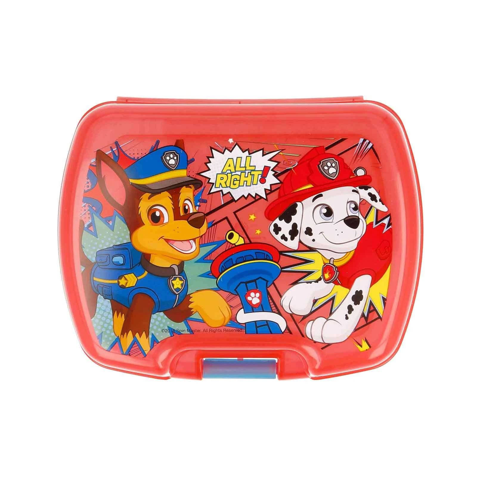 Stor 2er Set Lunchbox & Snackbox Paw Patrol Comic In Rot 2 Stor 2er Set Lunchbox & Snackbox Paw Patrol Comic In Rot – Bild 2