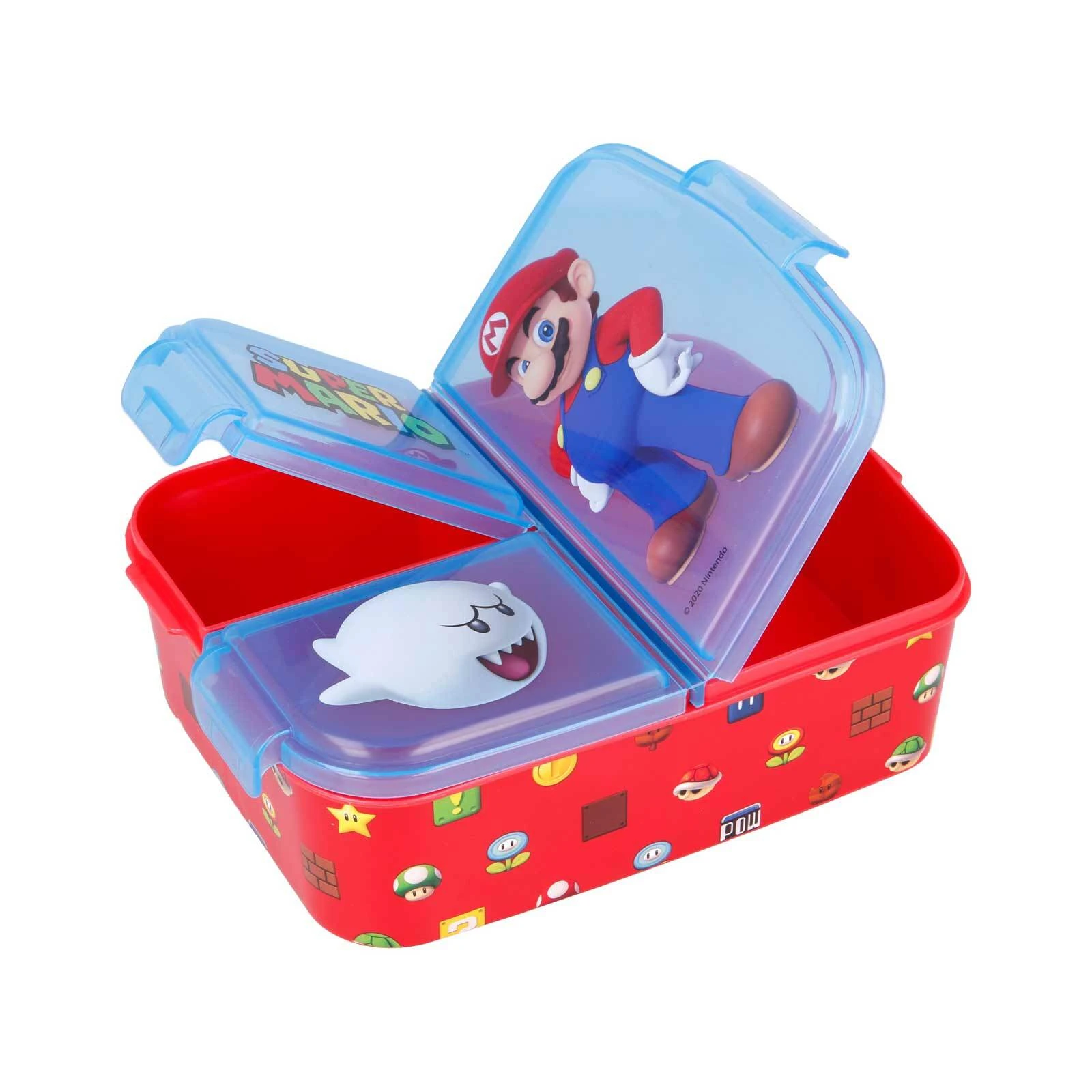 Stor 3-fach Brotdose Super Mario In Bunt 2 Stor 3-fach Brotdose Super Mario In Bunt – Bild 2