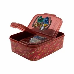 Stor 3-Fächer-Brotdose Harry Potter In Dunkelrot 4 Stor 3-Fächer-Brotdose Harry Potter In Dunkelrot -Yeaz Geschäft stor 3 facher brotdose harry potter in dunkelrot 1