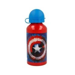 Stor Aluminium Kindertrinkflasche Captain America 400 Ml In Bunt