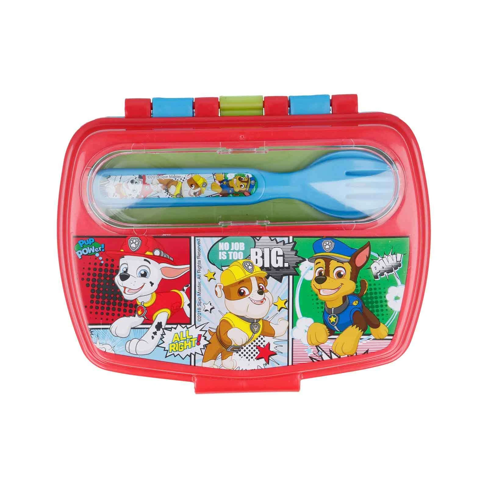 Stor Lunchbox Mit Gabel & Löffel Paw Patrol Comic 17,2 X 13,6 X 6,26 Cm In Bunt 3 Stor Lunchbox Mit Gabel & Löffel Paw Patrol Comic 17,2 X 13,6 X 6,26 Cm In Bunt – Bild 3