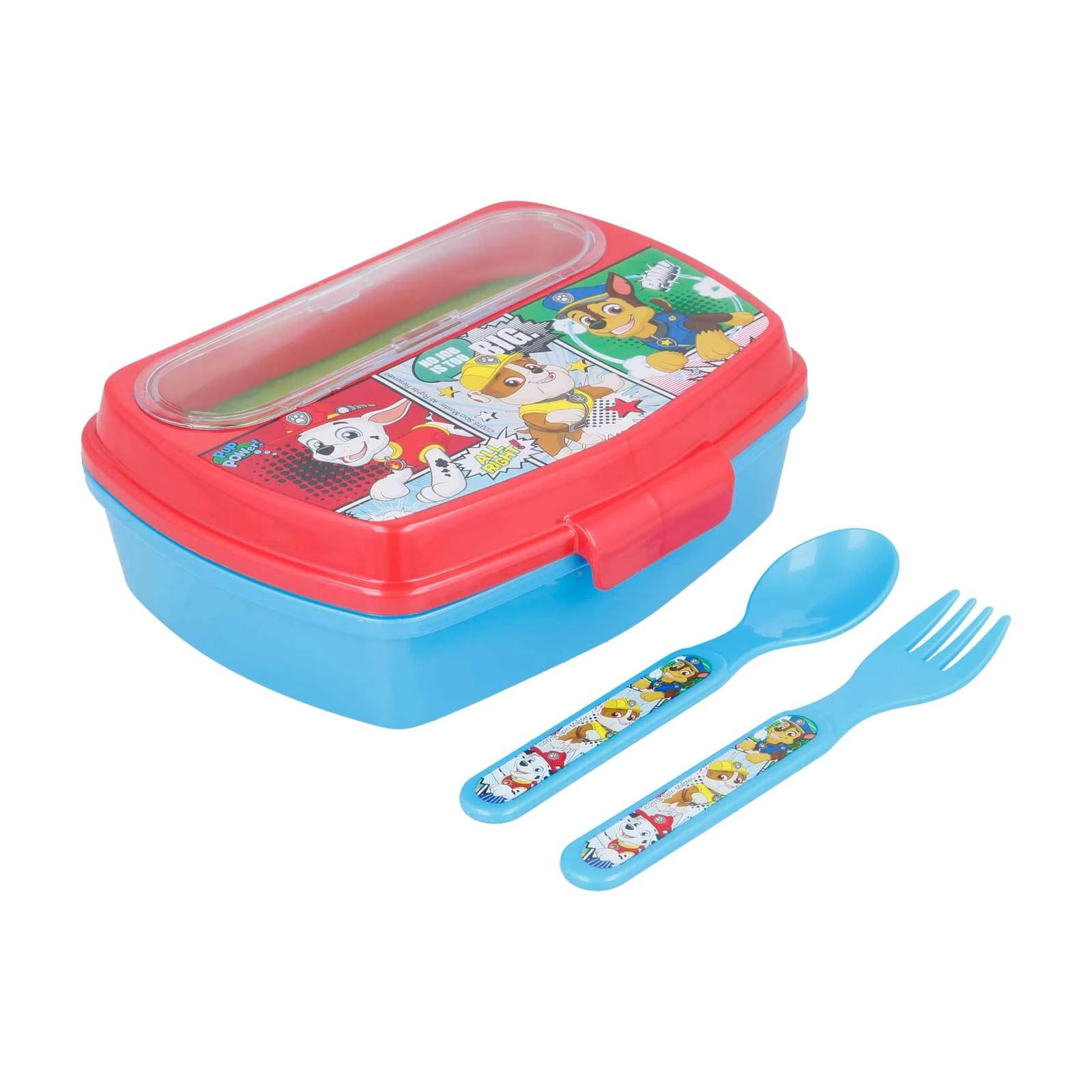 Stor Lunchbox Mit Gabel & Löffel Paw Patrol Comic 17,2 X 13,6 X 6,26 Cm In Bunt 1 Stor Lunchbox Mit Gabel & Löffel Paw Patrol Comic 17,2 X 13,6 X 6,26 Cm In Bunt
