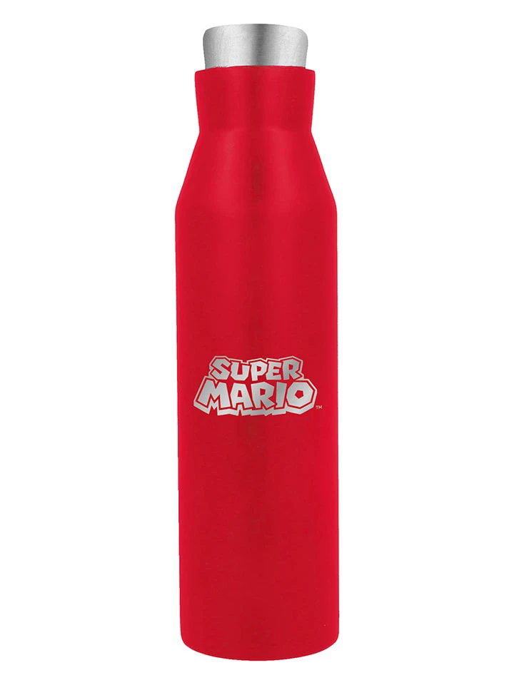 Edelstahl-Trinkflasche "Super Mario" In Rot - 580 Ml 2 Edelstahl-Trinkflasche "Super Mario" In Rot - 580 Ml – Bild 2