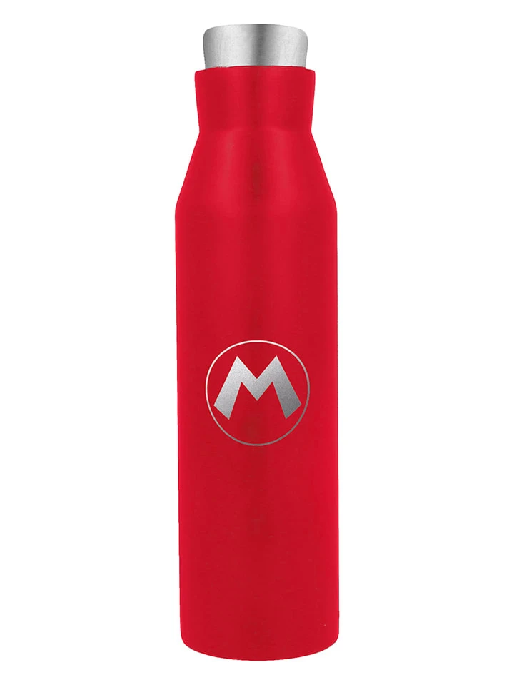 Edelstahl-Trinkflasche "Super Mario" In Rot - 580 Ml 1 Edelstahl-Trinkflasche "Super Mario" In Rot - 580 Ml