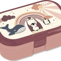 TapirElla Brotdose Mit Einsatz Pinguin Familie Mädchen