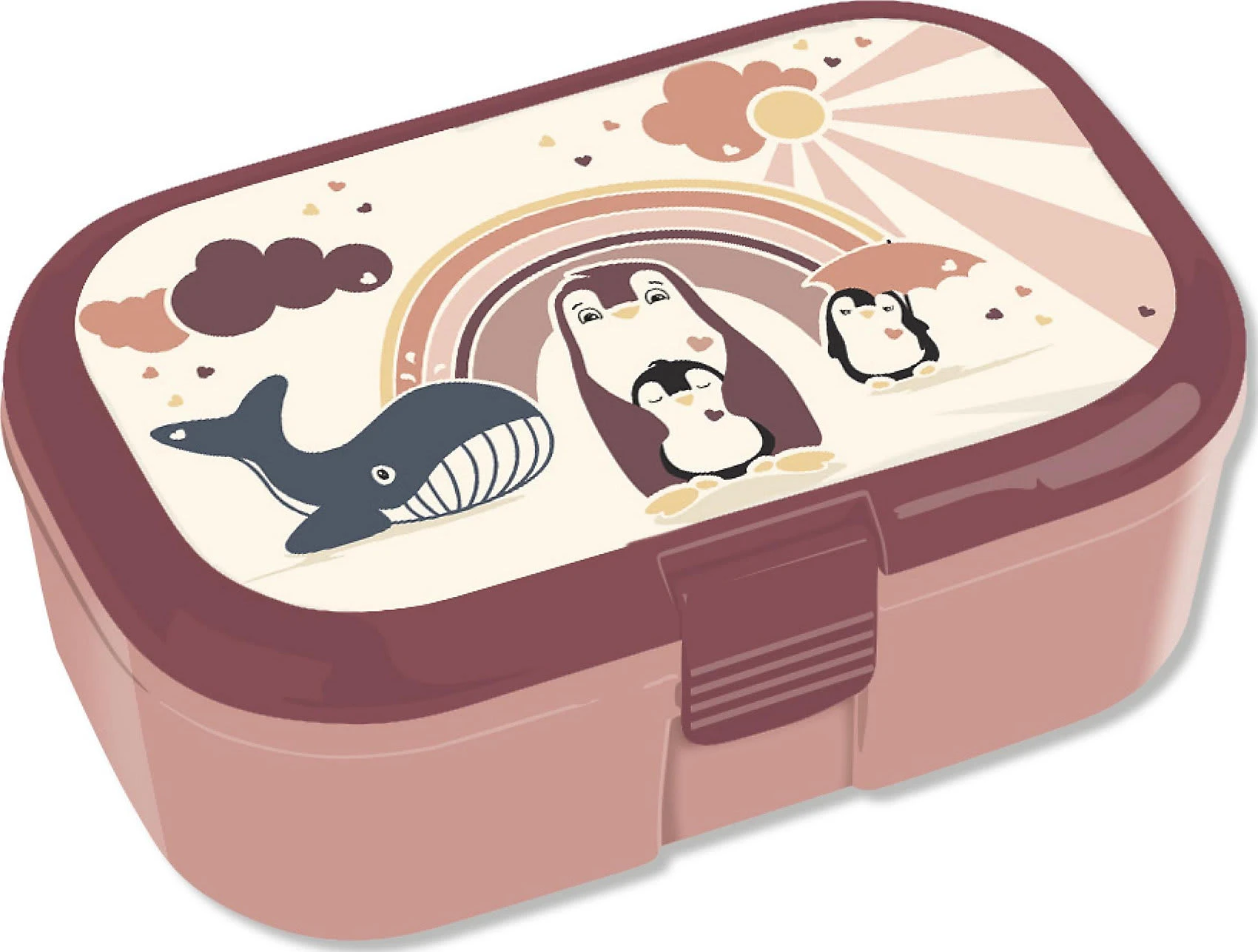 TapirElla Brotdose Mit Einsatz Pinguin Familie Mädchen 1 TapirElla Brotdose Mit Einsatz Pinguin Familie Mädchen