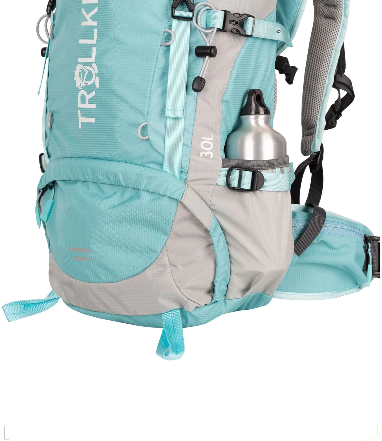 TROLLKIDS Rucksack "Trolltunga" In Grau/Minze 4 TROLLKIDS Rucksack "Trolltunga" In Grau/Minze – Bild 4