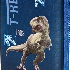 Undercover 3D-Federmäppchen Jurassic World, Befüllt,17-tlg.