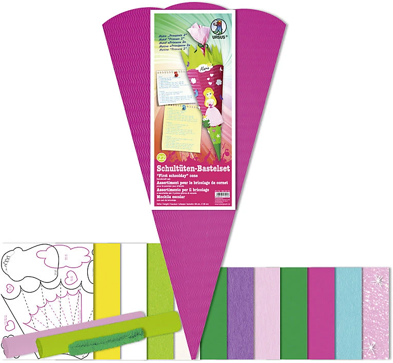 Ursus Bastelset Schultüte Prinzessin 2 Ursus Bastelset Schultüte Prinzessin – Bild 2