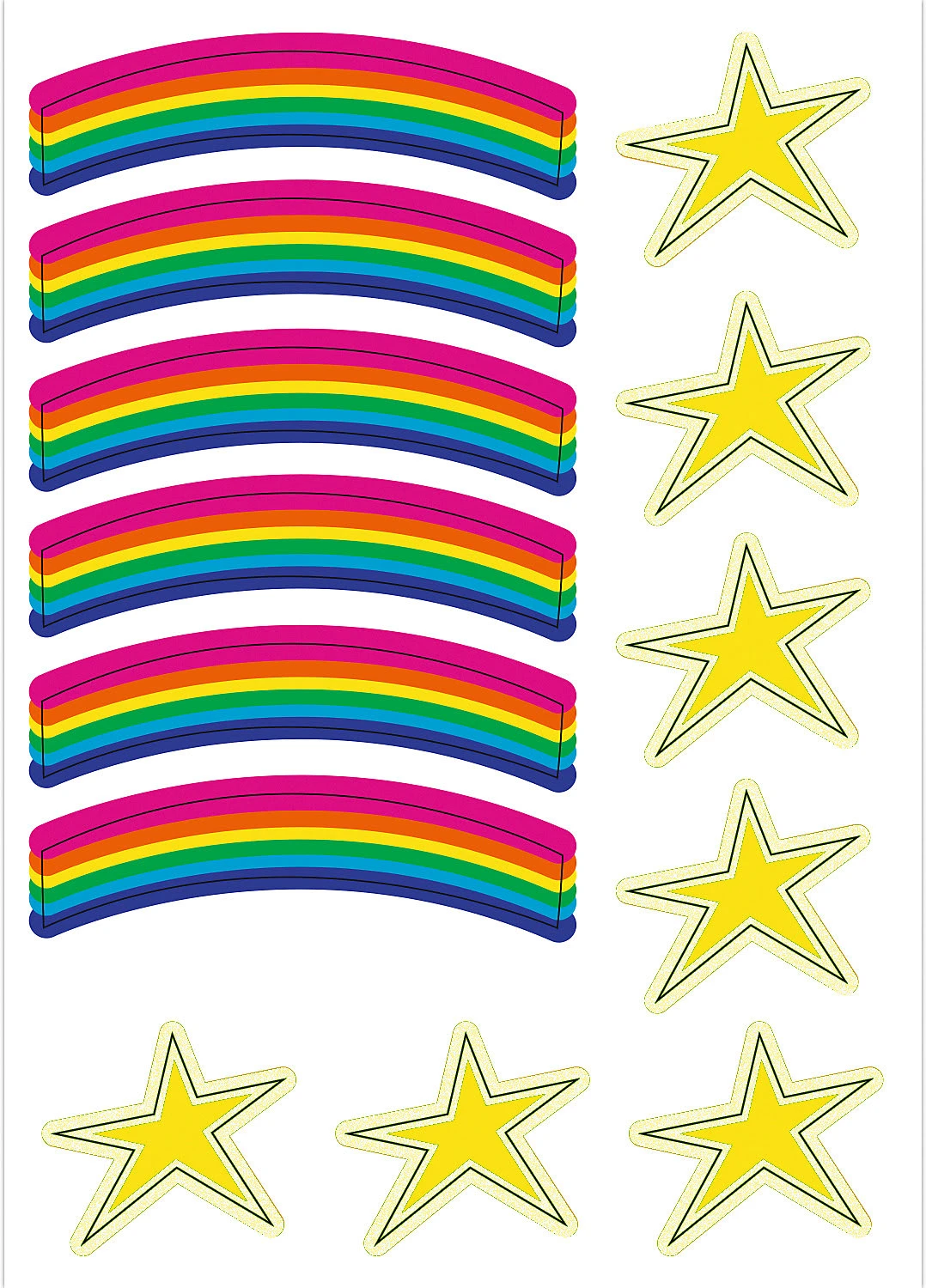 Ursus Deko-Set Schultüte Easy Line Einhorn 3 Ursus Deko-Set Schultüte Easy Line Einhorn – Bild 3