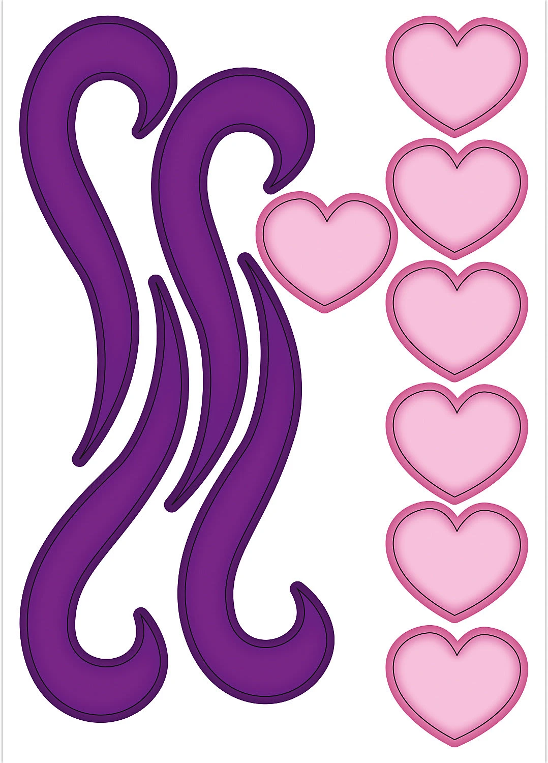 Ursus Deko-Set Schultüte Easy Line Einhorn 4 Ursus Deko-Set Schultüte Easy Line Einhorn – Bild 4