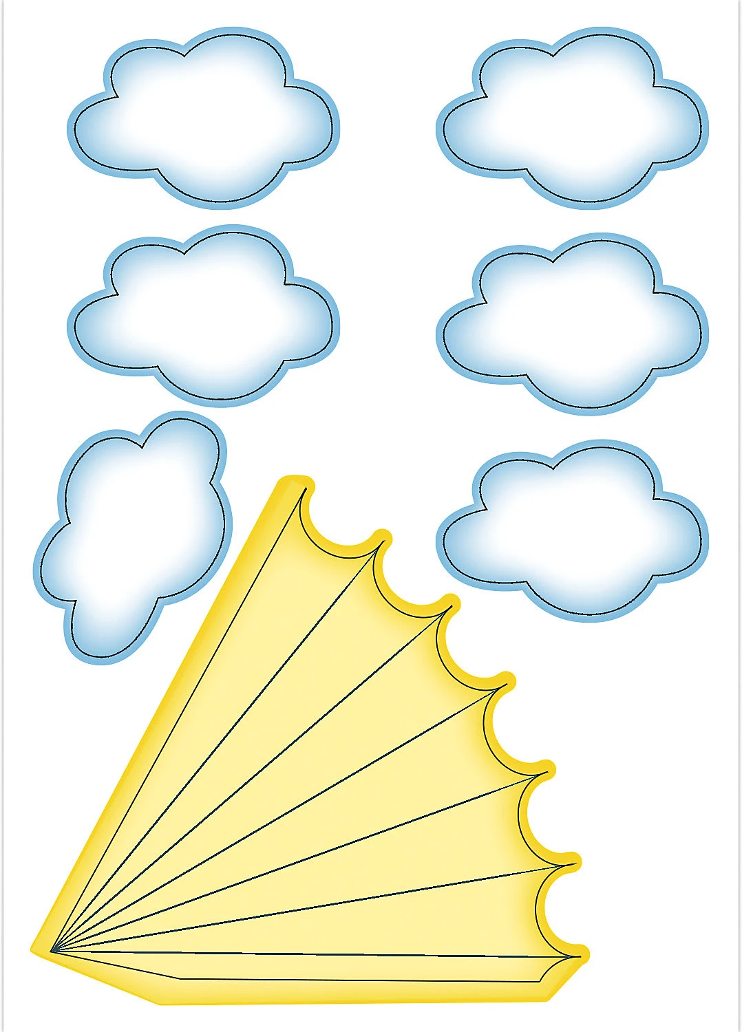 Ursus Deko-Set Schultüte Easy Line Einhorn 5 Ursus Deko-Set Schultüte Easy Line Einhorn – Bild 5