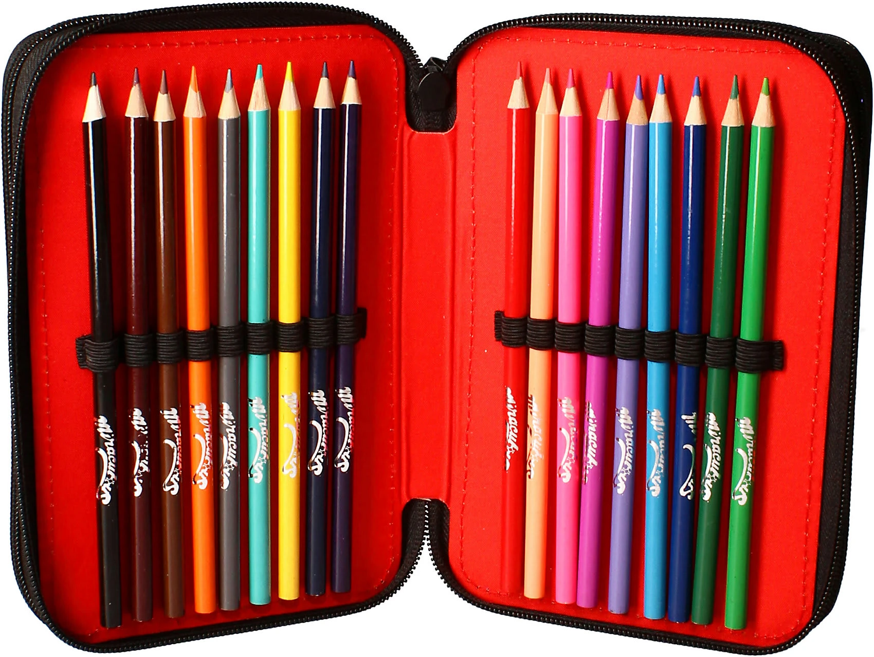 Vadobag Doppel-Federmäppchen Miraculous Super Heroez, Befüllt, 9-tlg. 3 Vadobag Doppel-Federmäppchen Miraculous Super Heroez, Befüllt, 9-tlg. – Bild 3