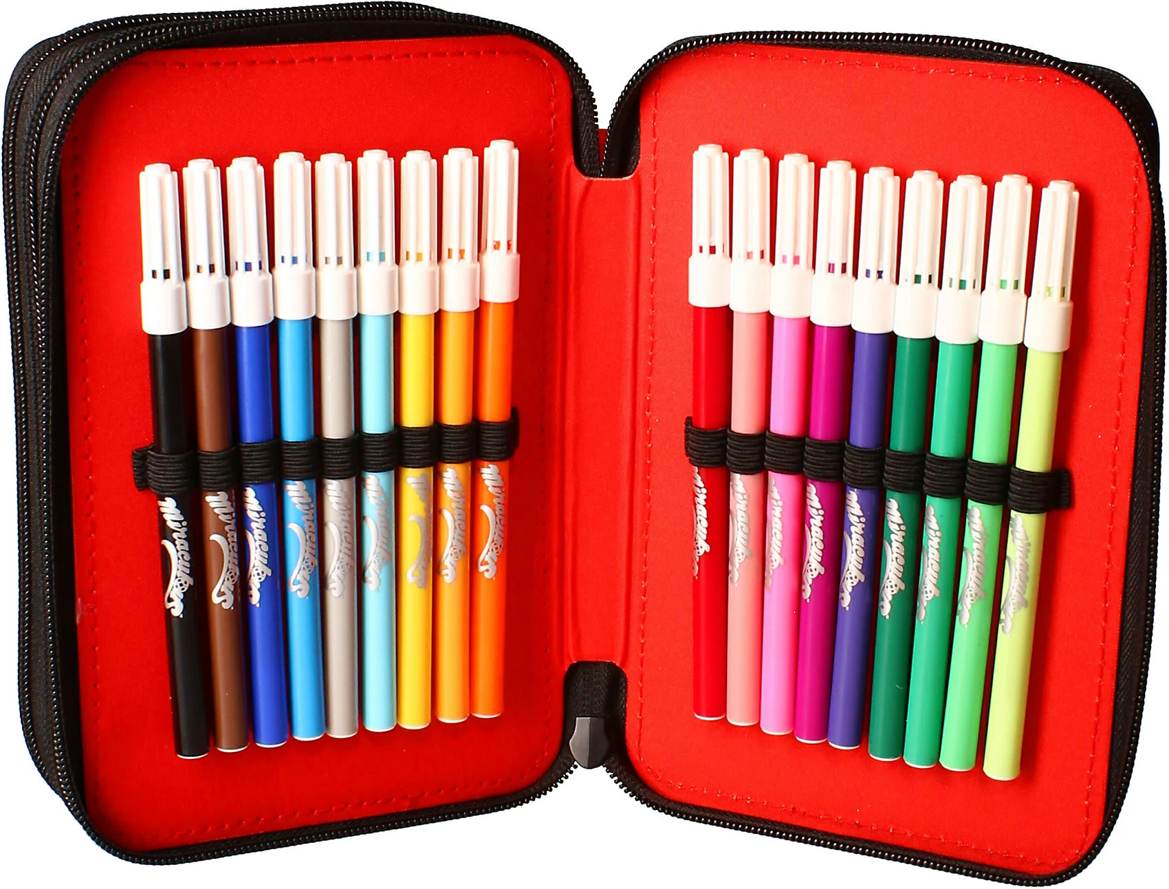 Vadobag Doppel-Federmäppchen Miraculous Super Heroez, Befüllt, 9-tlg. 4 Vadobag Doppel-Federmäppchen Miraculous Super Heroez, Befüllt, 9-tlg. – Bild 4