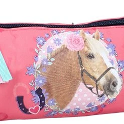 Vadobag Schlampermäppchen Milky Kiss My True Friend Pferde Rosa, Unbefüllt