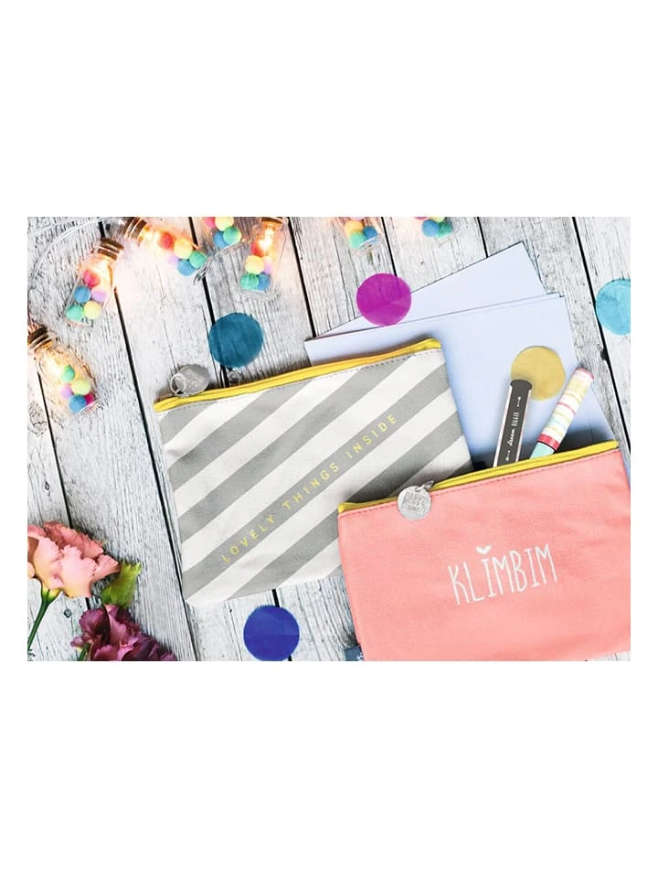 Verlag Aufbewahrungstäschchen "Happy Me" In Rosa - (B)18 X (H)12 Cm 3 Verlag Aufbewahrungstäschchen "Happy Me" In Rosa - (B)18 X (H)12 Cm – Bild 3