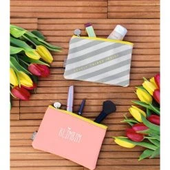 Verlag Aufbewahrungstäschchen "Happy Me" In Rosa - (B)18 X (H)12 Cm