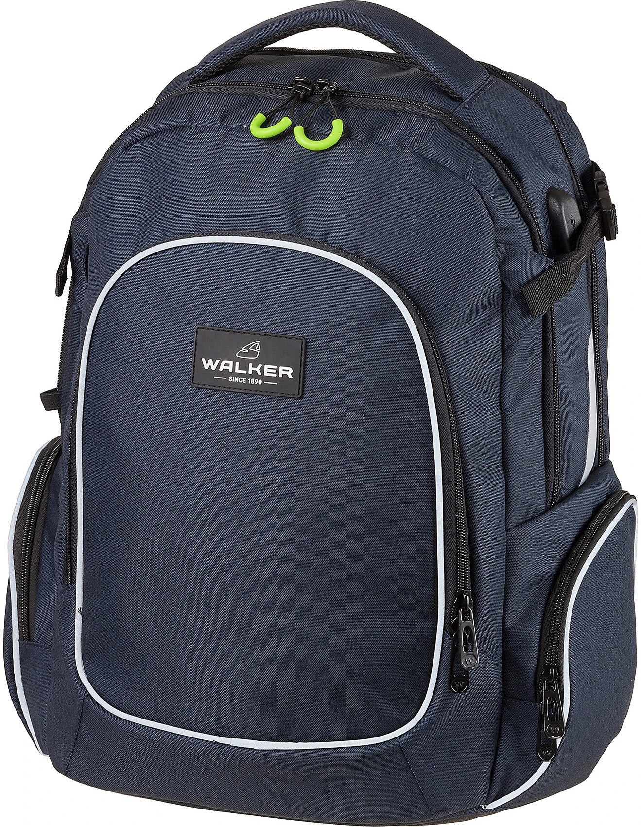 WALKER Schulrucksack WIZZARD CAMPUS EVO Dark Blue (2022) 1 WALKER Schulrucksack WIZZARD CAMPUS EVO Dark Blue (2022)