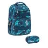 Wave 2tlg-Set: Rucksack Infinity Set 1 Fantasy In Grün – H43xL31xT22 Cm
