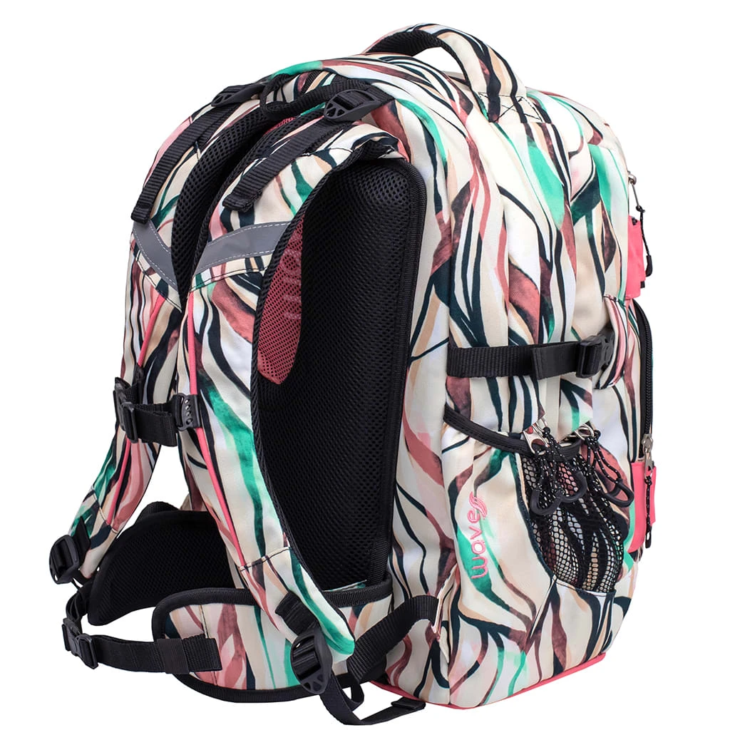 Wave 2tlg-Set: Rucksack Infinity Set 1 Feathers In Rosa – H43xL31xT22 Cm 6 Wave 2tlg-Set: Rucksack Infinity Set 1 Feathers In Rosa – H43xL31xT22 Cm – Bild 6
