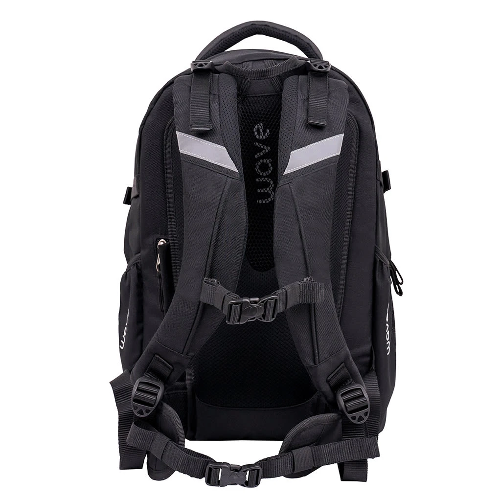 Wave 2tlg-Set: Rucksack Infinity Set 1 Posh Black In Schwarz – H43xL31xT22 Cm 5 Wave 2tlg-Set: Rucksack Infinity Set 1 Posh Black In Schwarz – H43xL31xT22 Cm – Bild 5