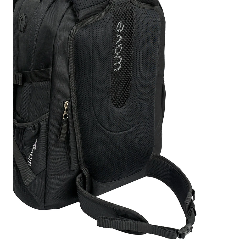 Wave 2tlg-Set: Rucksack Infinity Set 1 Posh Black In Schwarz – H43xL31xT22 Cm 9 Wave 2tlg-Set: Rucksack Infinity Set 1 Posh Black In Schwarz – H43xL31xT22 Cm – Bild 9