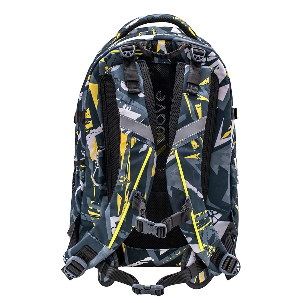 Wave 2tlg-Set: Rucksack Infinity Set 1 Yellow Graffiti In Schwarz – H43xL31xT22 Cm 5 Wave 2tlg-Set: Rucksack Infinity Set 1 Yellow Graffiti In Schwarz – H43xL31xT22 Cm – Bild 5