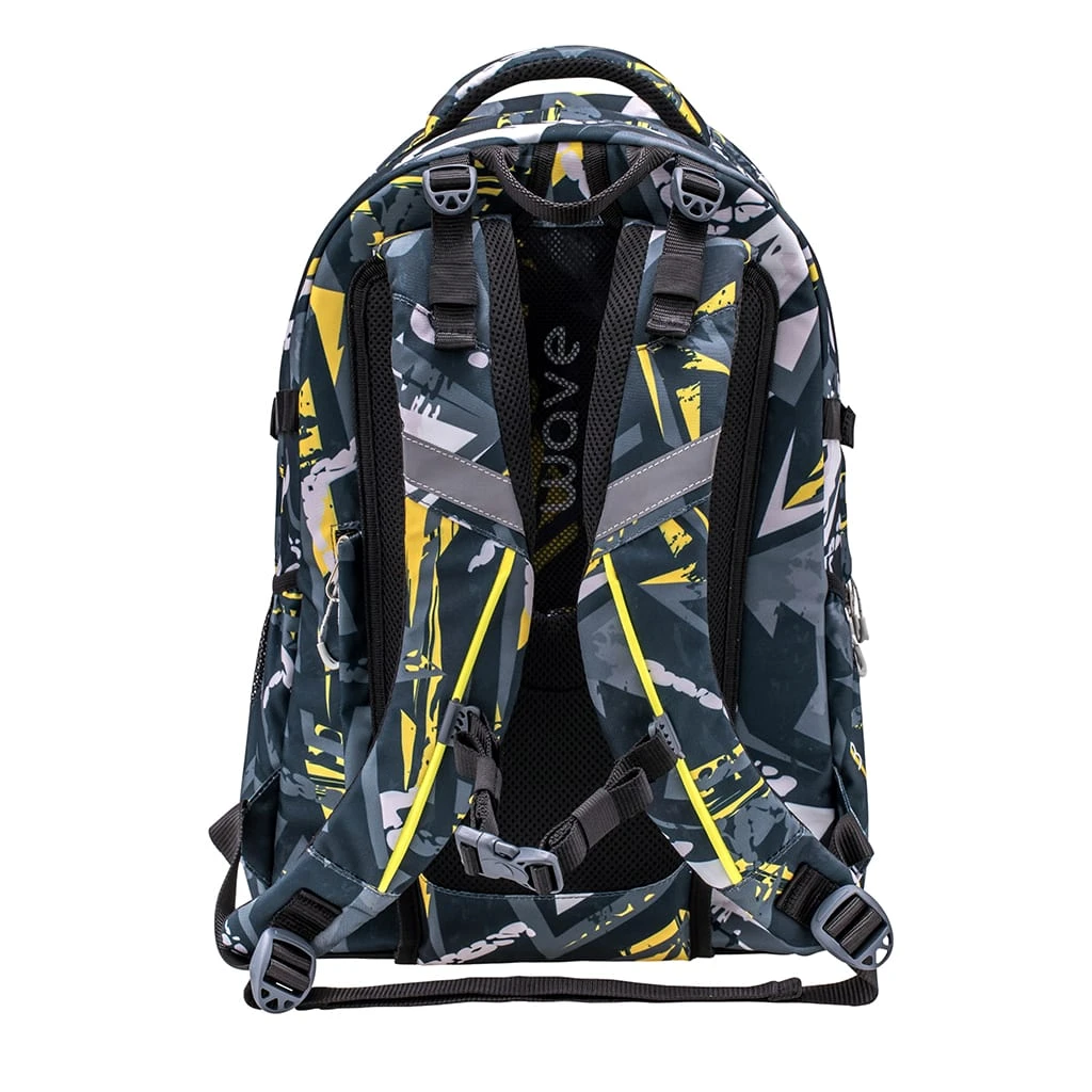 Wave 2tlg-Set: Rucksack Infinity Set 1 Yellow Graffiti In Schwarz – H43xL31xT22 Cm 6 Wave 2tlg-Set: Rucksack Infinity Set 1 Yellow Graffiti In Schwarz – H43xL31xT22 Cm – Bild 6