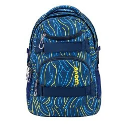 Wave 2tlg-Set: Rucksack Infinity Set 1 Yellow Lines In Blau – (H)43x(L)31x(T)22 Cm -Yeaz Geschäft wave 2tlg set rucksack infinity set 1 yellow lines in blau h 43x l 31x t 22 cm 2