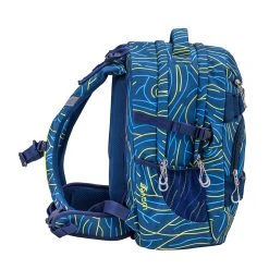 Wave 2tlg-Set: Rucksack Infinity Set 1 Yellow Lines In Blau – (H)43x(L)31x(T)22 Cm -Yeaz Geschäft wave 2tlg set rucksack infinity set 1 yellow lines in blau h 43x l 31x t 22 cm 3