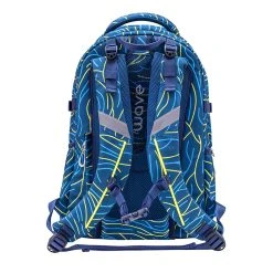 Wave 2tlg-Set: Rucksack Infinity Set 1 Yellow Lines In Blau – (H)43x(L)31x(T)22 Cm -Yeaz Geschäft wave 2tlg set rucksack infinity set 1 yellow lines in blau h 43x l 31x t 22 cm 5