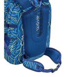 Wave 2tlg-Set: Rucksack Infinity Set 1 Yellow Lines In Blau – (H)43x(L)31x(T)22 Cm -Yeaz Geschäft wave 2tlg set rucksack infinity set 1 yellow lines in blau h 43x l 31x t 22 cm 8
