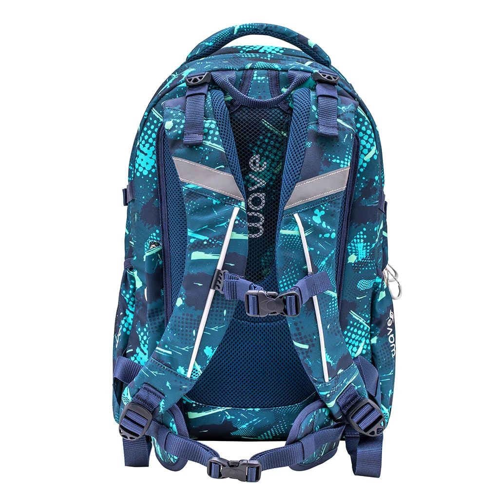 Wave 3tlg-Set: Rucksack Infinity Set 2 Fantasy In Grün – H43xL31xT22 Cm 5 Wave 3tlg-Set: Rucksack Infinity Set 2 Fantasy In Grün – H43xL31xT22 Cm – Bild 5