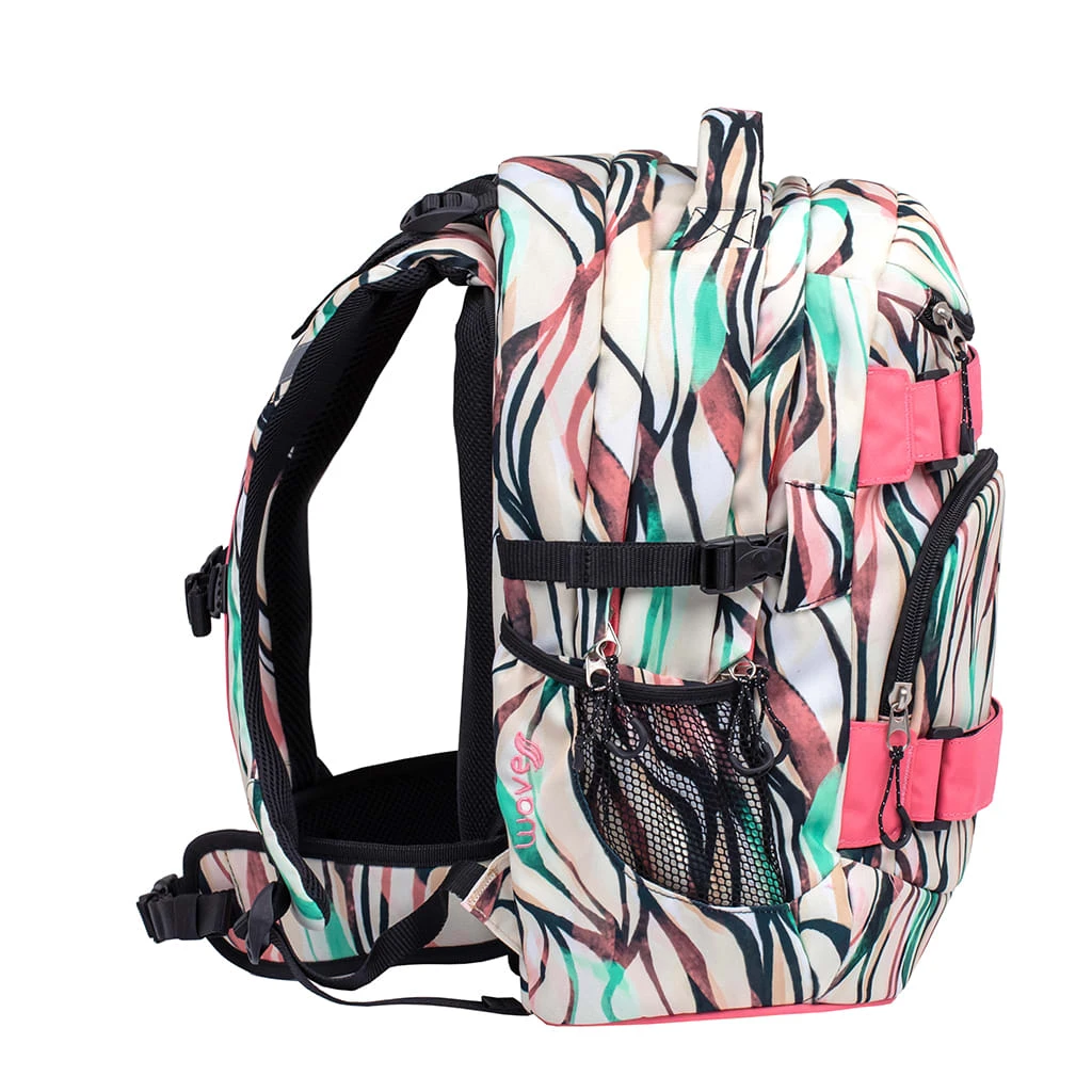 Wave 3tlg-Set: Rucksack Infinity Set 2 Feathers In Rosa – H43xL31xT22 Cm 4 Wave 3tlg-Set: Rucksack Infinity Set 2 Feathers In Rosa – H43xL31xT22 Cm – Bild 4