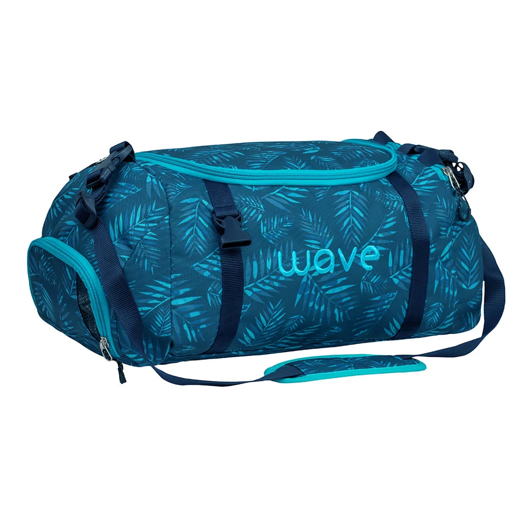 Wave 3tlg-Set: Rucksack Infinity Set 2 Jungle Vibe In Blau – H43xL31xT22 Cm 11 Wave 3tlg-Set: Rucksack Infinity Set 2 Jungle Vibe In Blau – H43xL31xT22 Cm – Bild 11
