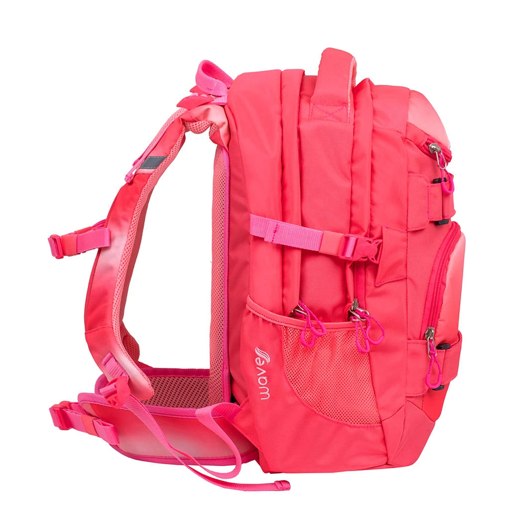 Wave 3tlg-Set: Rucksack Infinity Set 2 Ombre Coral Paradise In Pink –H43xL31xT22cm 4 Wave 3tlg-Set: Rucksack Infinity Set 2 Ombre Coral Paradise In Pink –H43xL31xT22cm – Bild 4