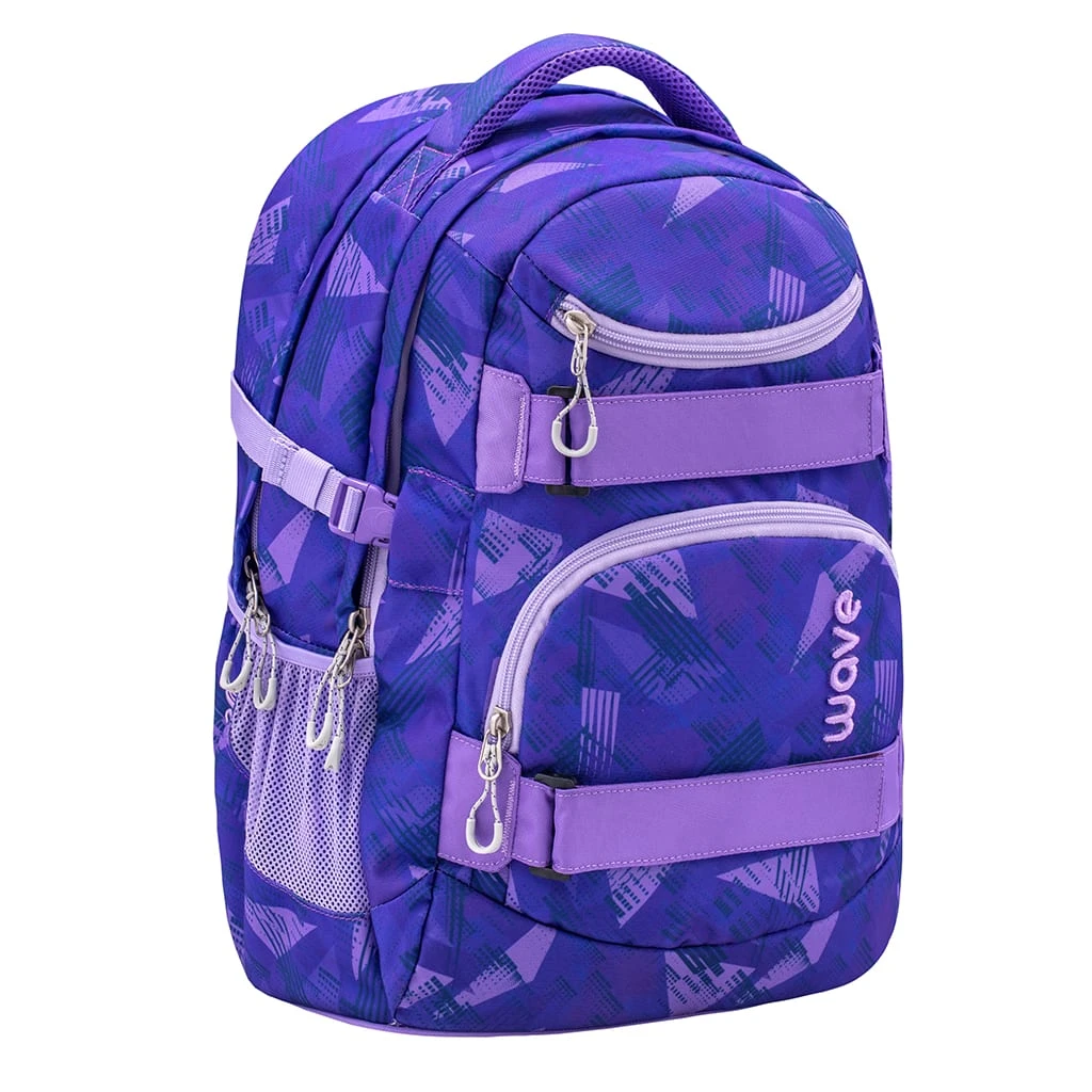 Wave 3tlg-Set: Rucksack Infinity Set 2 Purple Sunset In Lila – H43xL31xT22 Cm 2 Wave 3tlg-Set: Rucksack Infinity Set 2 Purple Sunset In Lila – H43xL31xT22 Cm – Bild 2