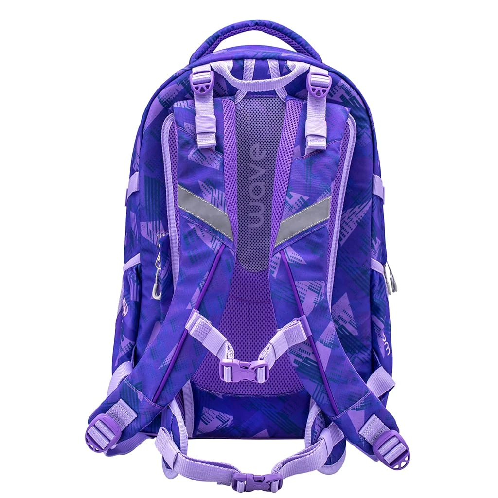 Wave 3tlg-Set: Rucksack Infinity Set 2 Purple Sunset In Lila – H43xL31xT22 Cm 5 Wave 3tlg-Set: Rucksack Infinity Set 2 Purple Sunset In Lila – H43xL31xT22 Cm – Bild 5