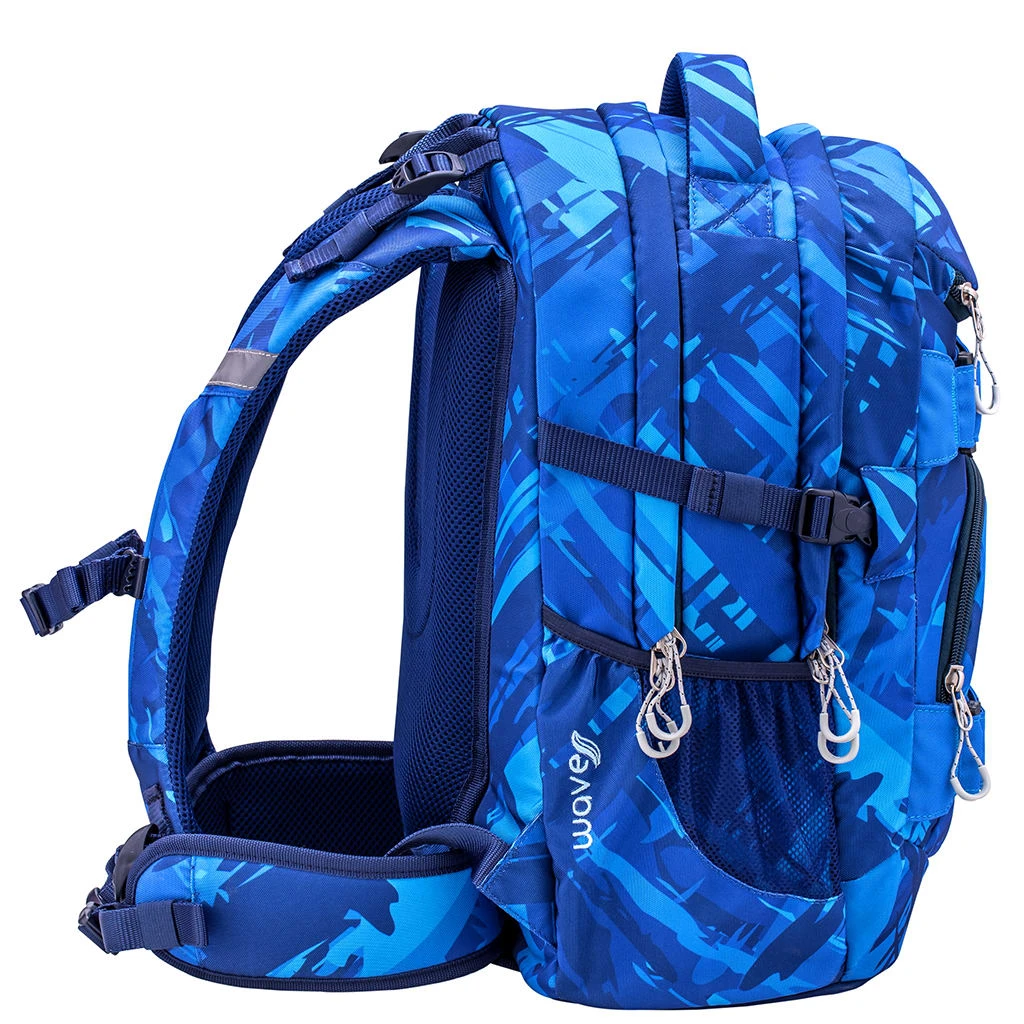 Wave Rucksack Infinity "Deep Ocean" In Blau H 43 Cm B 31 Cm T 22 Cm 3 Wave Rucksack Infinity "Deep Ocean" In Blau H 43 Cm B 31 Cm T 22 Cm – Bild 3