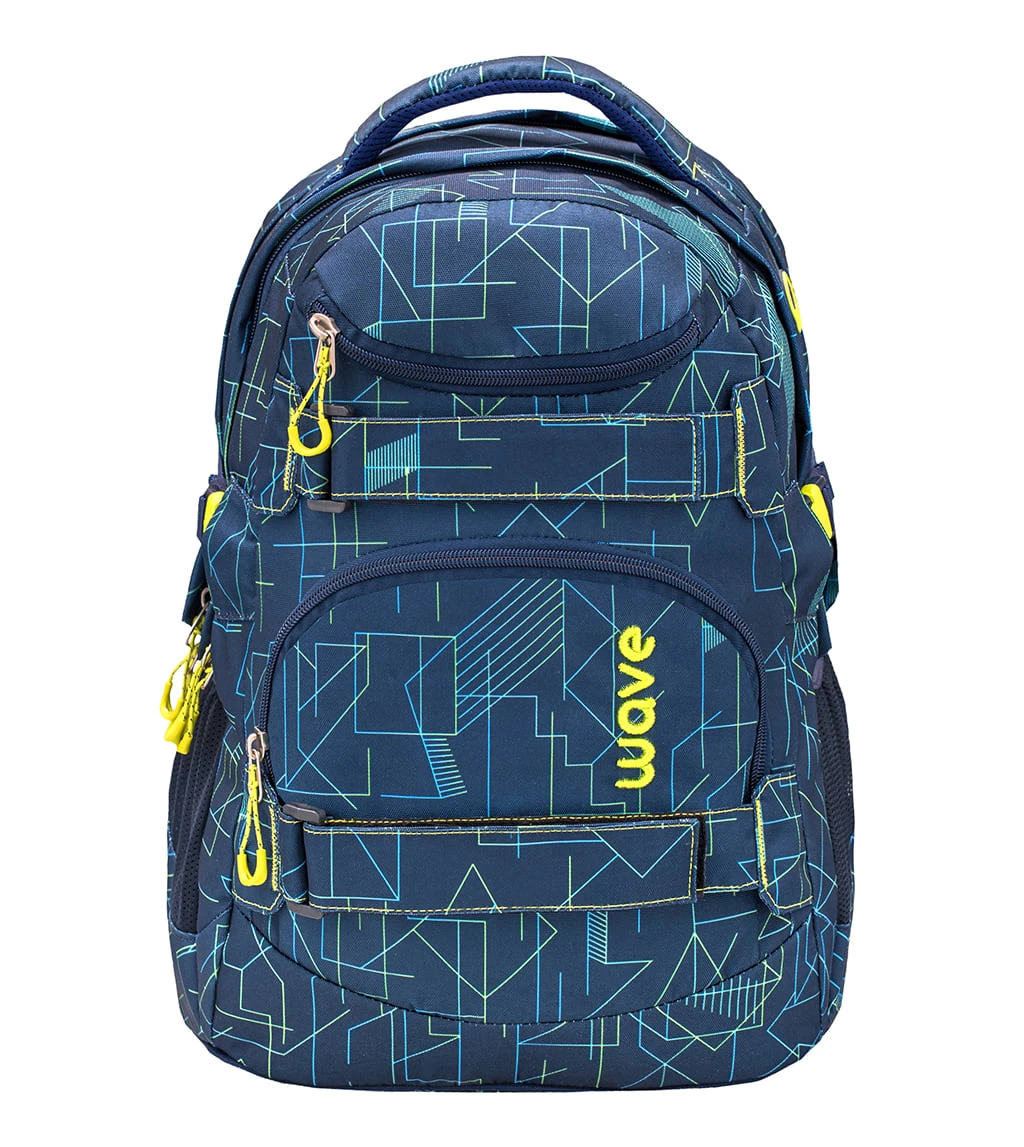 Wave Rucksack "Infinity Electrify" In Blau H 43 Cm B 31 Cm T 22 Cm 2 Wave Rucksack "Infinity Electrify" In Blau H 43 Cm B 31 Cm T 22 Cm – Bild 2