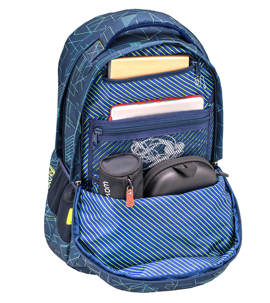 Wave Rucksack "Infinity Electrify" In Blau H 43 Cm B 31 Cm T 22 Cm 11 Wave Rucksack "Infinity Electrify" In Blau H 43 Cm B 31 Cm T 22 Cm – Bild 11