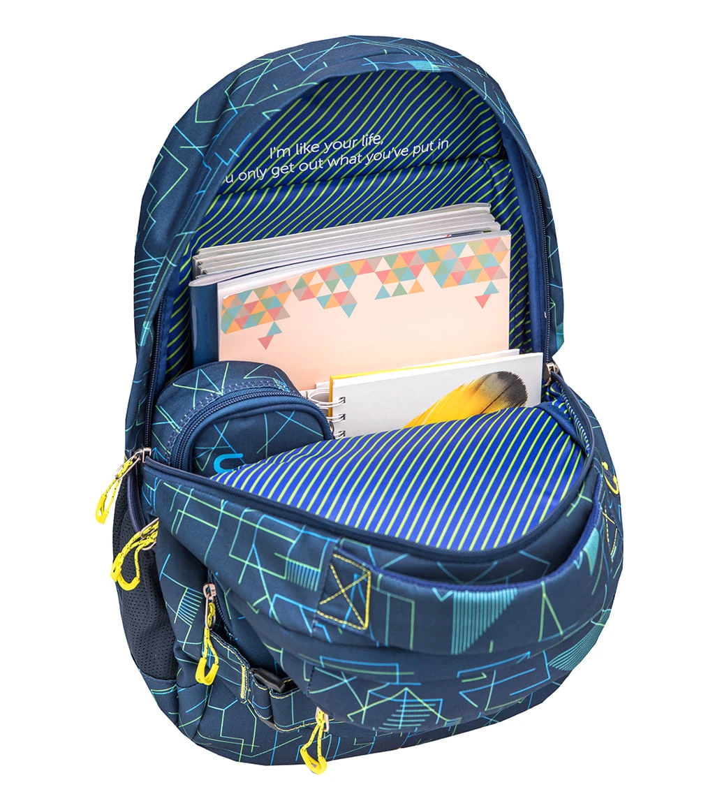Wave Rucksack "Infinity Electrify" In Blau H 43 Cm B 31 Cm T 22 Cm 12 Wave Rucksack "Infinity Electrify" In Blau H 43 Cm B 31 Cm T 22 Cm – Bild 12