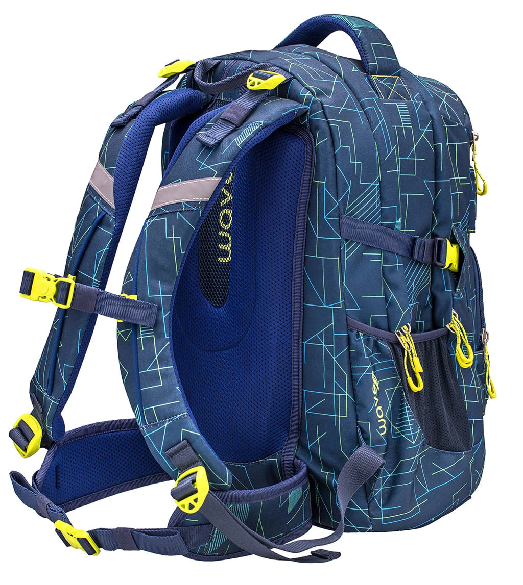 Wave Rucksack "Infinity Electrify" In Blau H 43 Cm B 31 Cm T 22 Cm 3 Wave Rucksack "Infinity Electrify" In Blau H 43 Cm B 31 Cm T 22 Cm – Bild 3