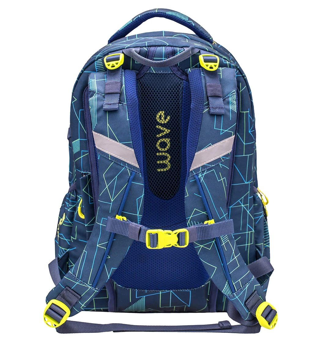 Wave Rucksack "Infinity Electrify" In Blau H 43 Cm B 31 Cm T 22 Cm 5 Wave Rucksack "Infinity Electrify" In Blau H 43 Cm B 31 Cm T 22 Cm – Bild 5