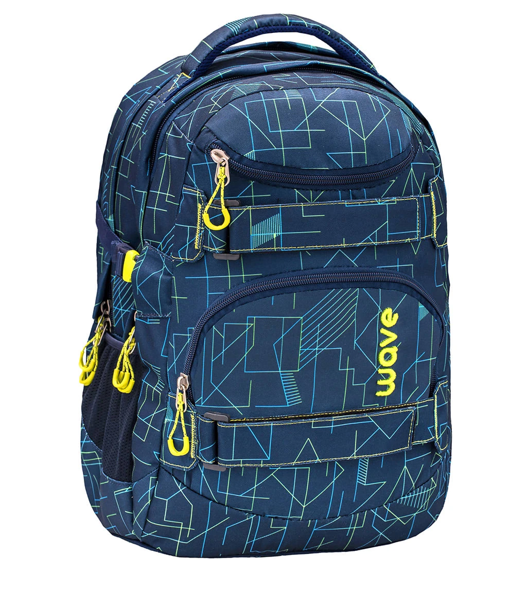 Wave Rucksack "Infinity Electrify" In Blau H 43 Cm B 31 Cm T 22 Cm 1 Wave Rucksack "Infinity Electrify" In Blau H 43 Cm B 31 Cm T 22 Cm