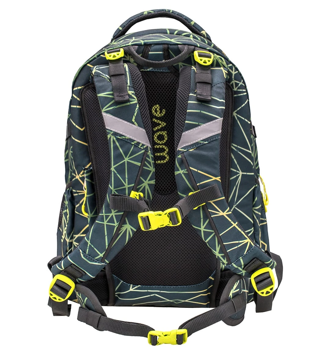 Wave Rucksack "Infinity Stripes Green" Schwarz, H 43 Cm B 31 Cm T 22 Cm 4 Wave Rucksack "Infinity Stripes Green" Schwarz, H 43 Cm B 31 Cm T 22 Cm – Bild 4