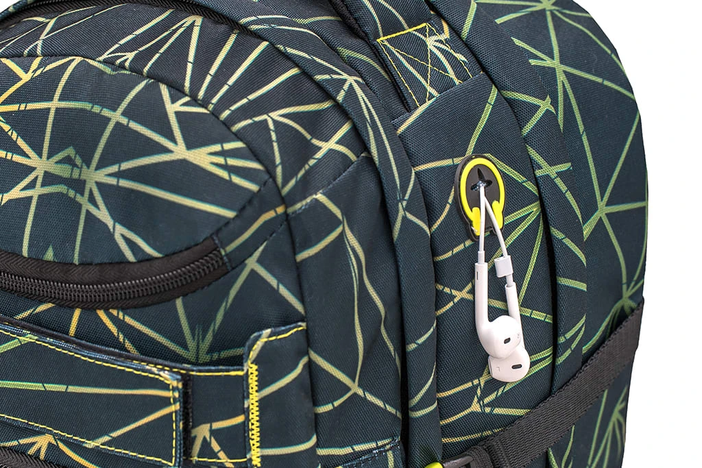 Wave Rucksack "Infinity Stripes Green" Schwarz, H 43 Cm B 31 Cm T 22 Cm 9 Wave Rucksack "Infinity Stripes Green" Schwarz, H 43 Cm B 31 Cm T 22 Cm – Bild 9