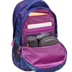 Wave Rucksack "Infinity Stripes Purple" Schwarz, H 43 Cm B 31 Cm T 22 Cm -Yeaz Geschäft wave rucksack infinity stripes purple schwarz h 43 cm b 31 cm t 22 cm 11