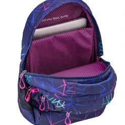 Wave Rucksack "Infinity Stripes Purple" Schwarz, H 43 Cm B 31 Cm T 22 Cm -Yeaz Geschäft wave rucksack infinity stripes purple schwarz h 43 cm b 31 cm t 22 cm 13