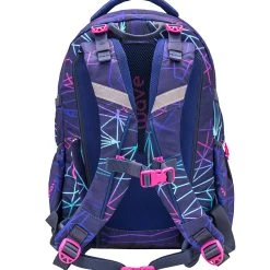 Wave Rucksack "Infinity Stripes Purple" Schwarz, H 43 Cm B 31 Cm T 22 Cm -Yeaz Geschäft wave rucksack infinity stripes purple schwarz h 43 cm b 31 cm t 22 cm 3